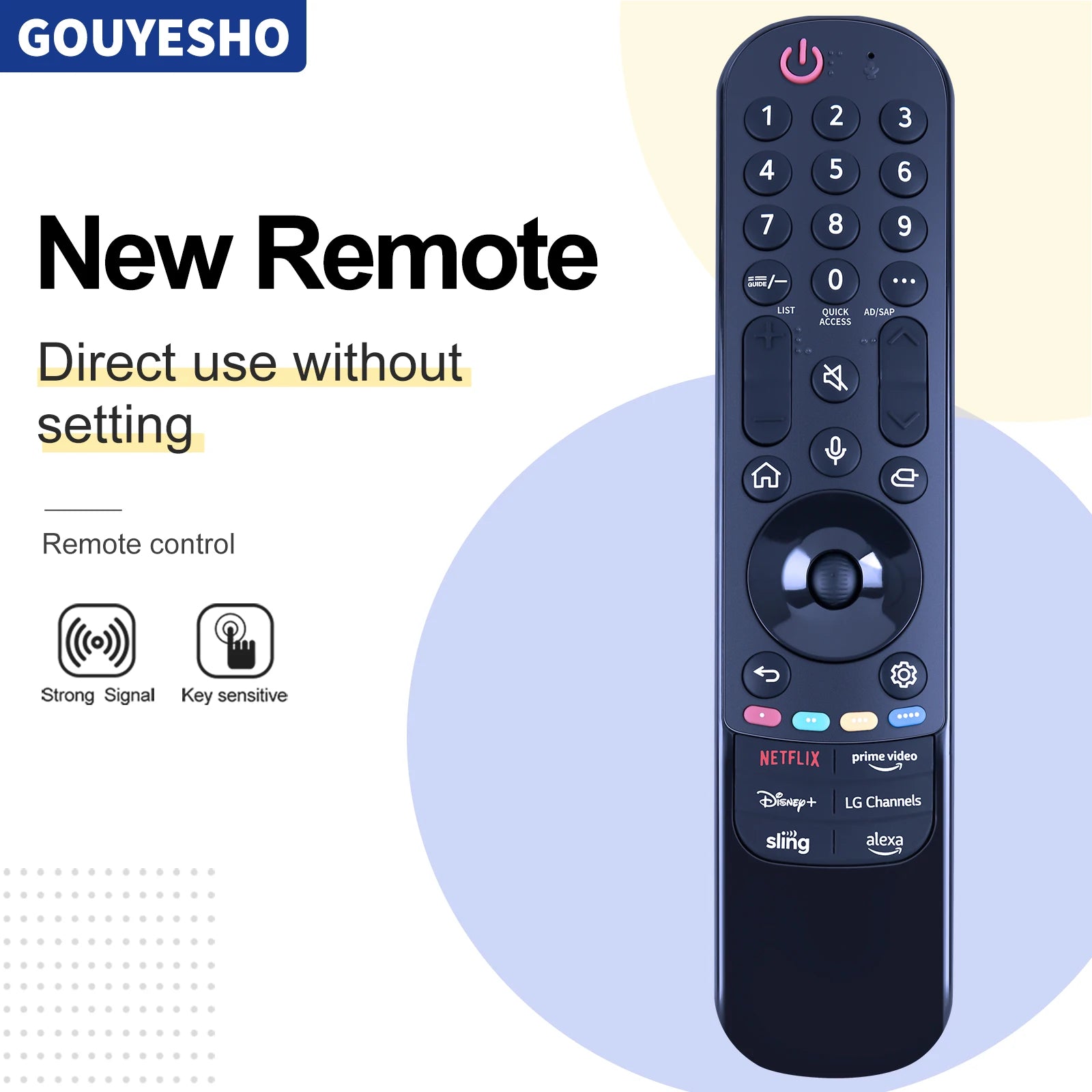 New Voice Magic Remote Control MR23GA MR23GN AKB76043102 for Smart TV 2021-2023 with Pointer