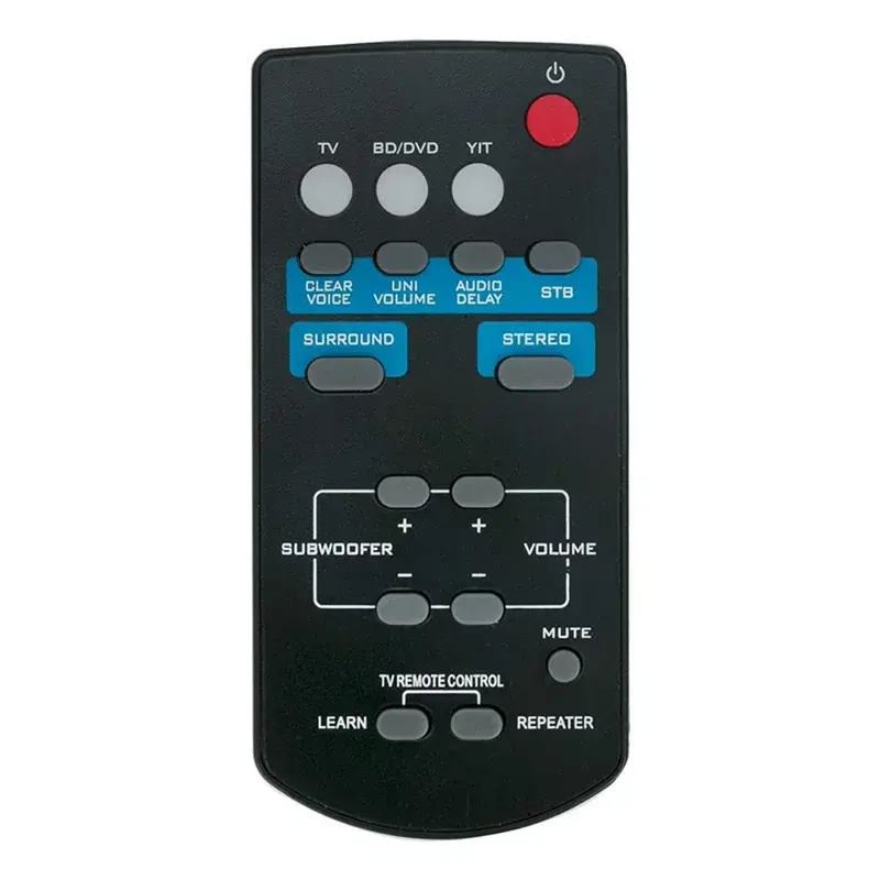 FSR60 WY57800 Replace Remote Control for Yamaha Soundbar ATS-1010 YAS-101 YAS-101BL YAS-CU201 ATS1010 YAS101 YAS101BL