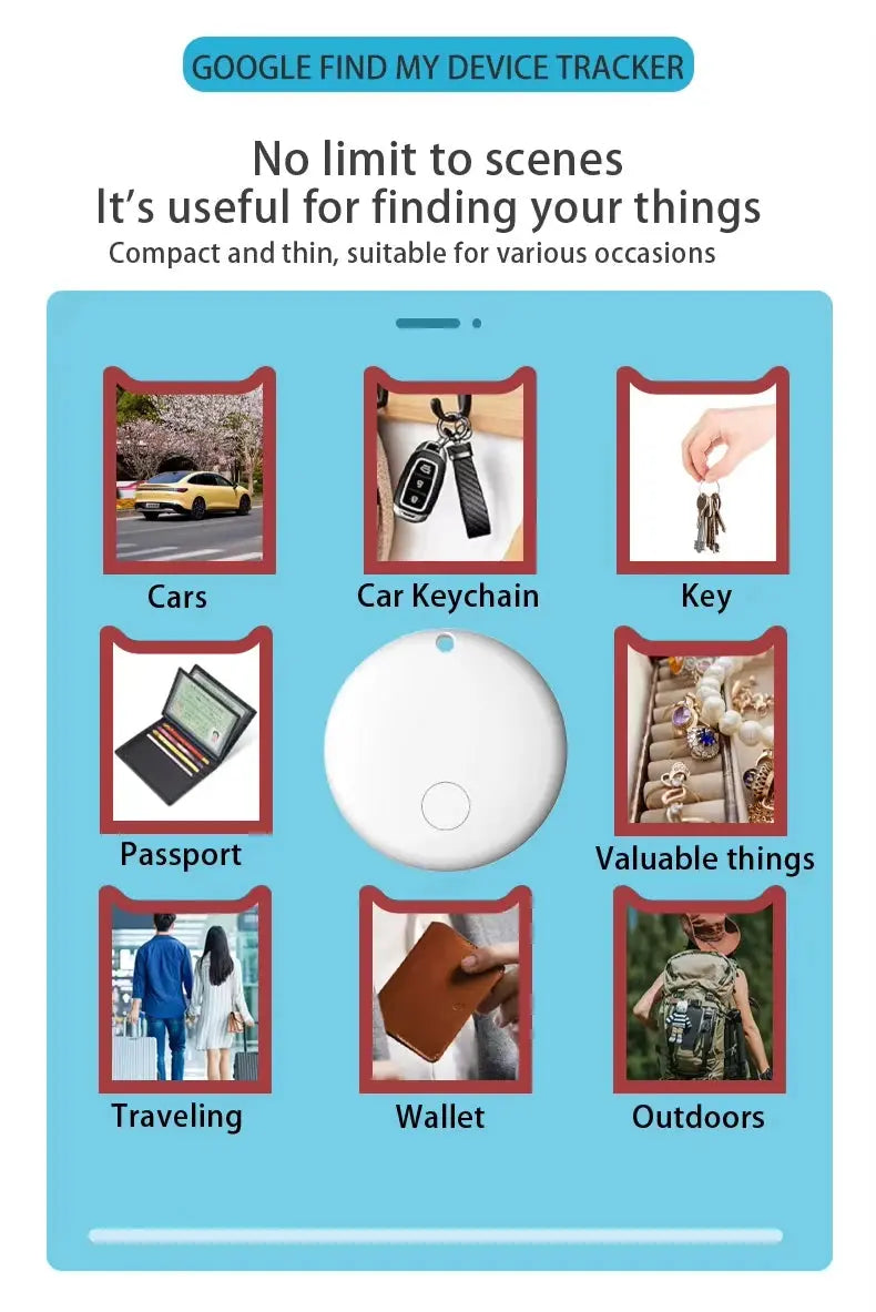 Google Find My Gps Tracker Android Smart Activity Trackers Wearable Devices Android Finder Tag Car For key Bag wallet - Magic Remotes