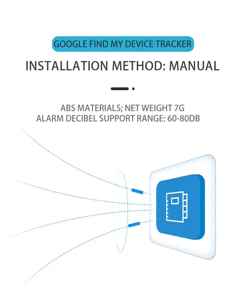 Google Find My Gps Tracker Android Smart Activity Trackers Wearable Devices Android Finder Tag Car For key Bag wallet - Magic Remotes