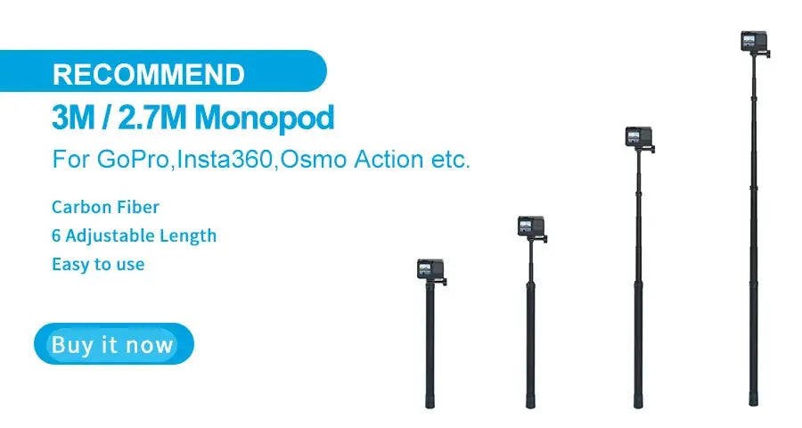 TELESIN 80M Bluetooth Remote Control for GoPro Hero 13 12 11 10 9 8 With Shortcut Key Screen Display Action Camera Accessories Magic Remotes