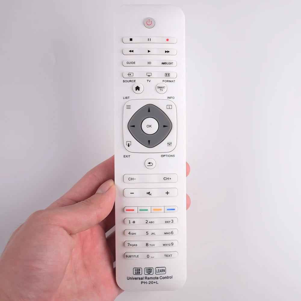 Philips TV Universal Remote Replacement with Learning Function & Code List | For All Smart, 3D, HDTV Models