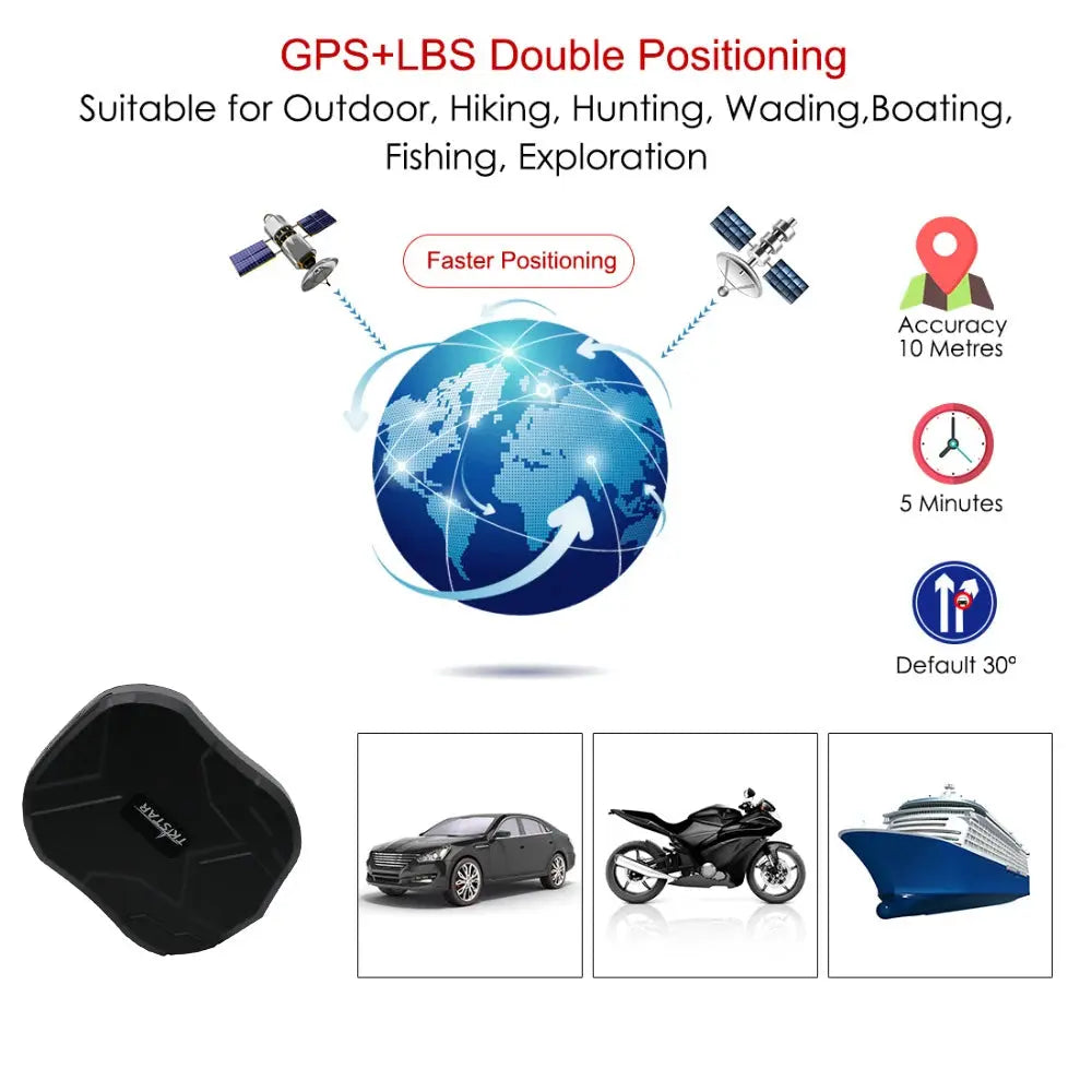 4G GPS Tracker Car TKSTAR TK905 2G 4G Car Tracker Magnet 5000mAh GPS Tracker 4G GPS Locator Waterproof Vehicle Free APP PK TK915 - Magic Remotes
