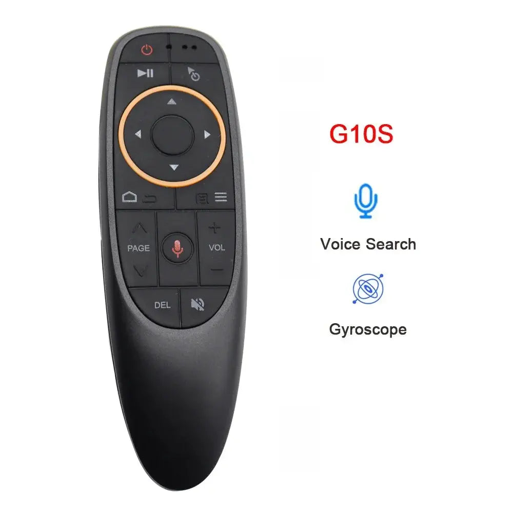 G10 G10S Voice Remote Control 2.4G Wireless Air Mouse Gyroscope IR Learning For Android TV Box H96 Max X96 mini X96 Max Plus PC Magic Remotes