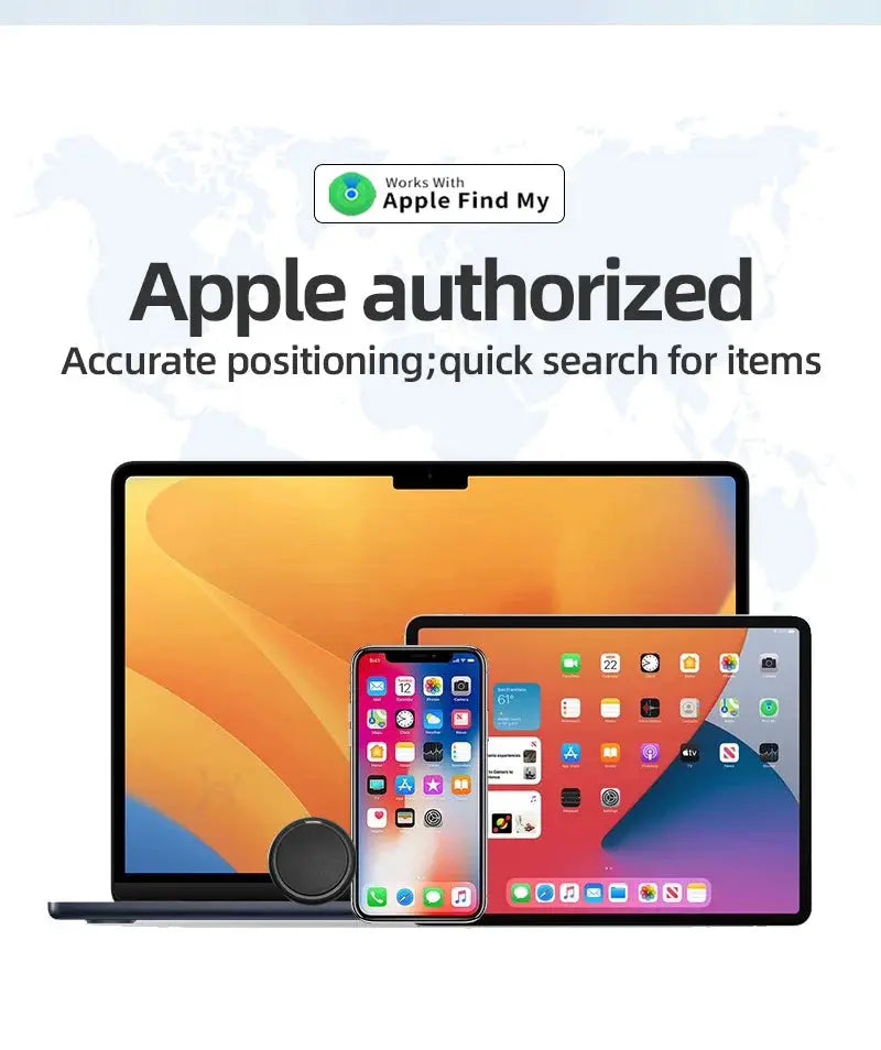 Smart iOS GPS Tracker Tag Suitable For Apple iOS Airtag Anti Loss Locator Car Key Bicycles Elderly People Pets Anti Loss Tracker - Magic Remotes