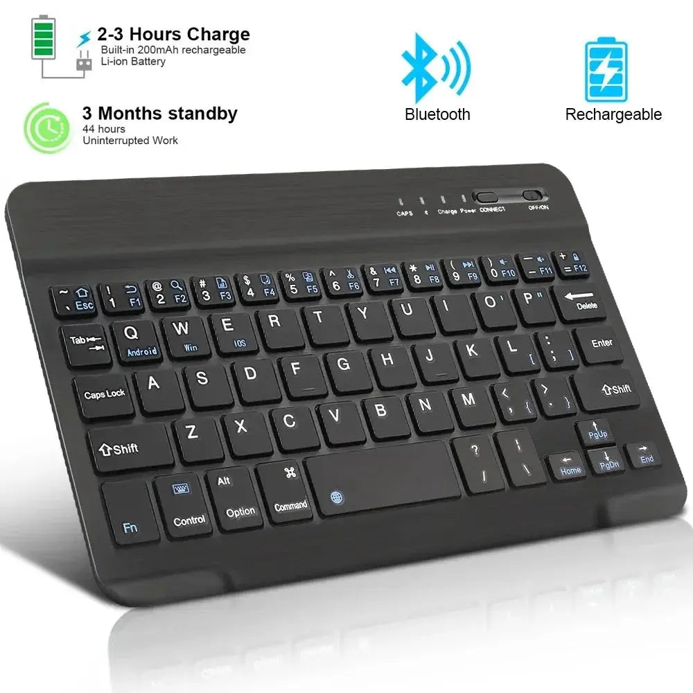 Bluetooth Keyboard for iPad 10th Generation iPad Pro 13 12 11 10 9 8 7 Inch iPad Air 13 11th iPad Mini Samsung Xiaomi Tablets - Magic Remotes
