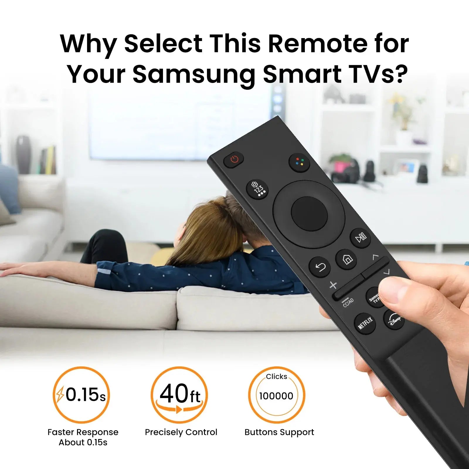 Replacement for Samsung TV Remote Control ,Universal for 2019-2026 Samsung Smart TVs(Frame/QLED/Crystal UHD/Neo QLED/OLED) Magic Remotes