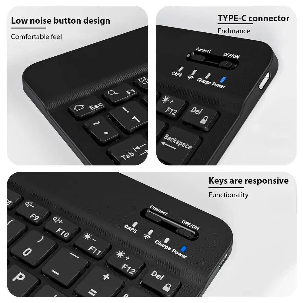 Bluetooth Wireless Keyboard Universal Mobile Phone Tablet Keyboard And Mouse Mini Bluetooth Keyboard Ipad Keyboard Accessories Magic Remotes