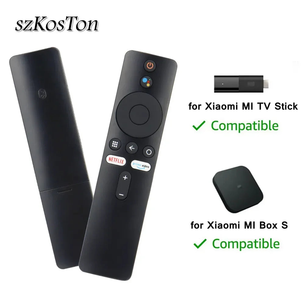 Replacement Bluetooth Voice Remote Control for Xiaomi Mi Box S, Mi TV Stick (MDZ-22-AB, MDZ-24-AA), and Smart TV Box - Compatible with Google Assistant