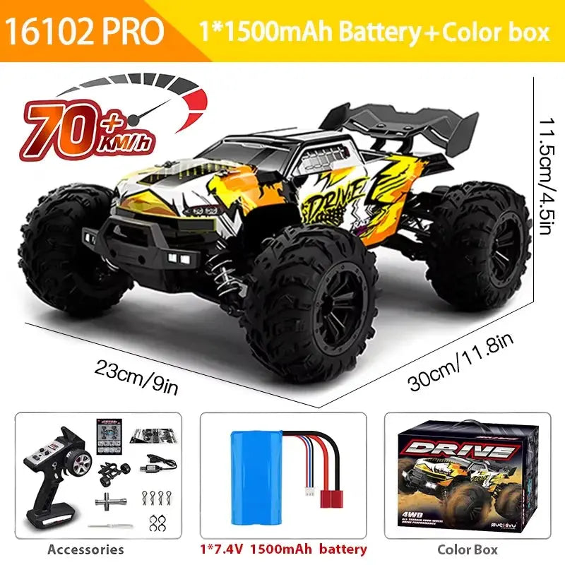 1:16 RC High Speed Car Off-Road 4WD Monster Truck Climbing Vehicle Boys Toy Remote Control Car Magic Remotes