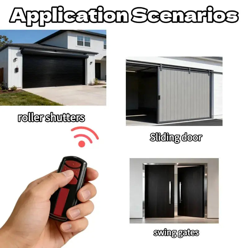 Compatible with LiftMaster 3-Button 433MHz Keychain Transmitter Garage Door Remote Control Universal Security+ 2.0 Opener Remote Magic Remotes