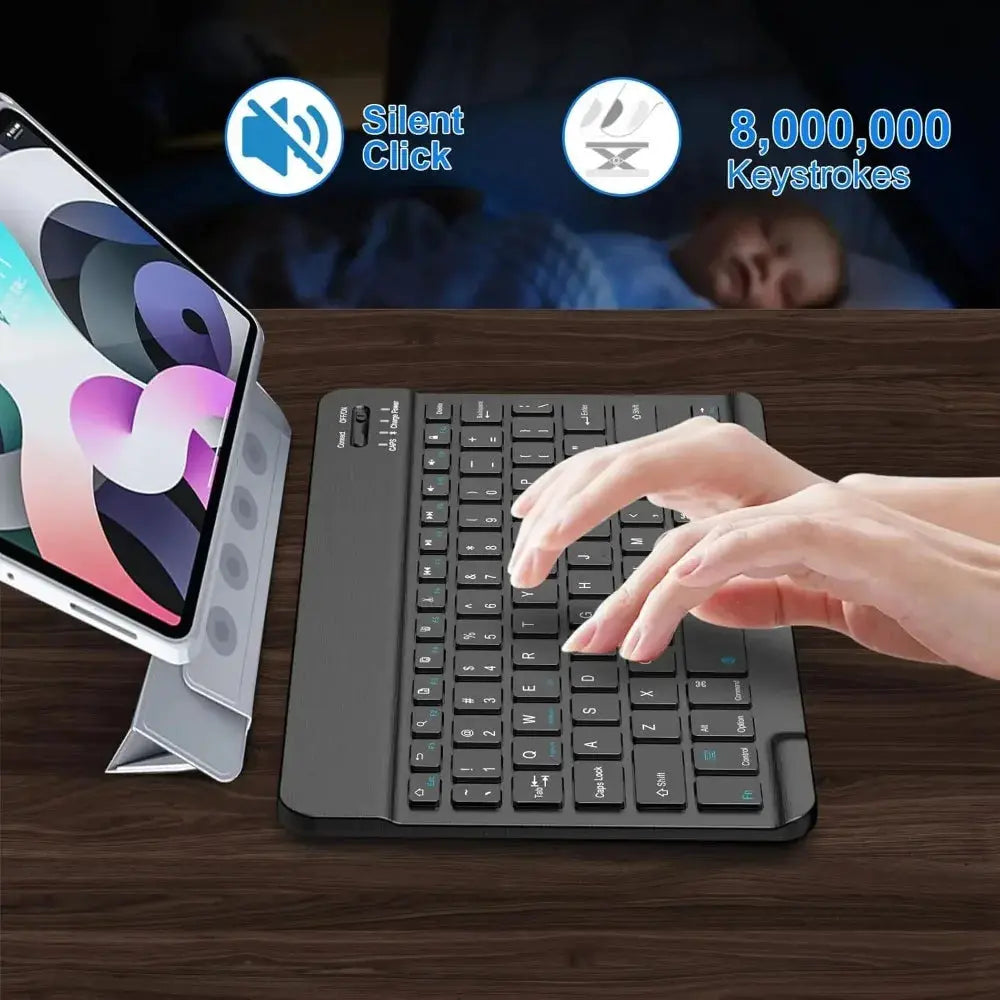 Bluetooth Keyboard for iPad 10th Generation iPad Pro 13 12 11 10 9 8 7 Inch iPad Air 13 11th iPad Mini Samsung Xiaomi Tablets - Magic Remotes
