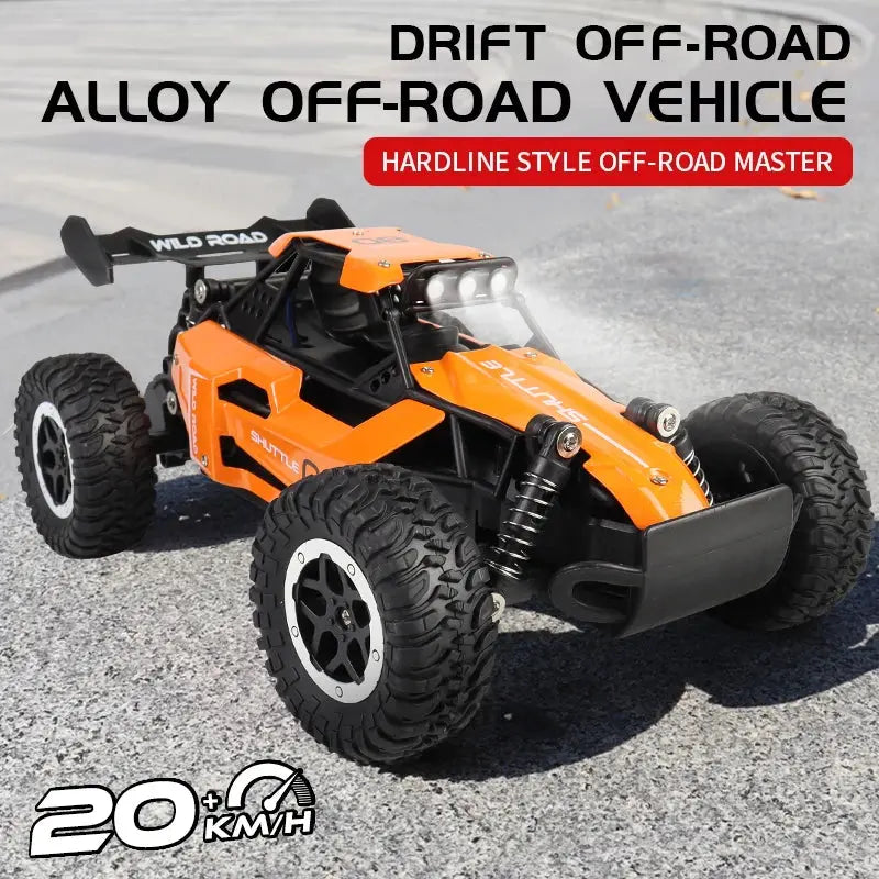 ZWN 1:16/1:20 2.4G Model RC Car With LED Light 2WD Off-road Remote Control Climbing Vehicle Outdoor Cars Toy Gifts for Kids Magic Remotes