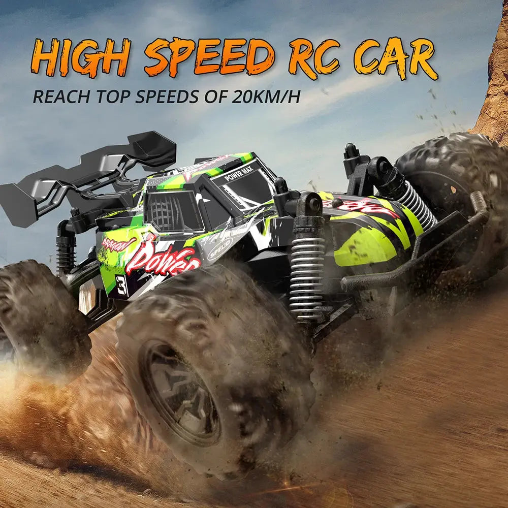1:20 Off Road RC Car 2.4G Radio Remote Control Cars RTR High Speed Climbing Drift Remote Control Monster Truck Toys for Children - Magic Remotes