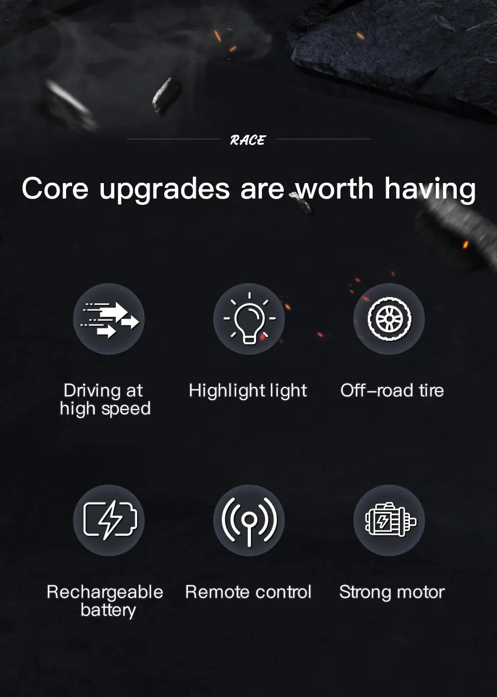 ZWN 1:16/1:20 2.4G Model RC Car With LED Light 2WD Off-road Remote Control Climbing Vehicle Outdoor Cars Toy Gifts for Kids Magic Remotes