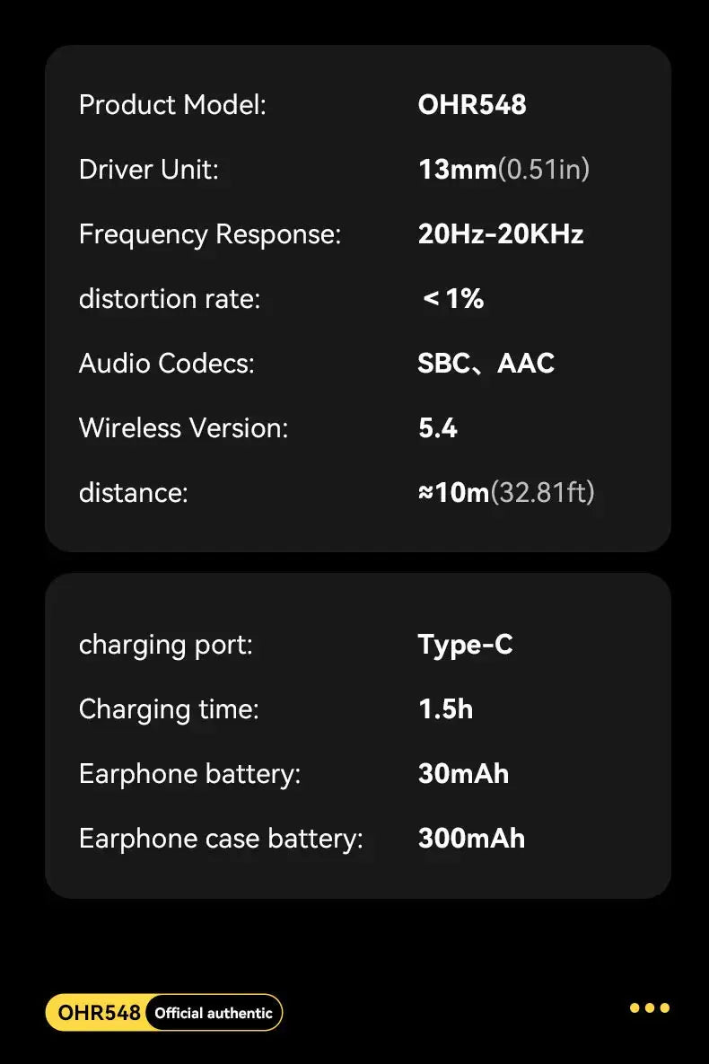 Acer Ohr548 Wireless Bluetooth Headphones with In-Ear Design, Anc Call Noise Reduction, Charging Case, Stereo Sound Effect, Low Latency for Gaming, Comfortable Fit for Sports, Running, and Fitness Magic Remotes