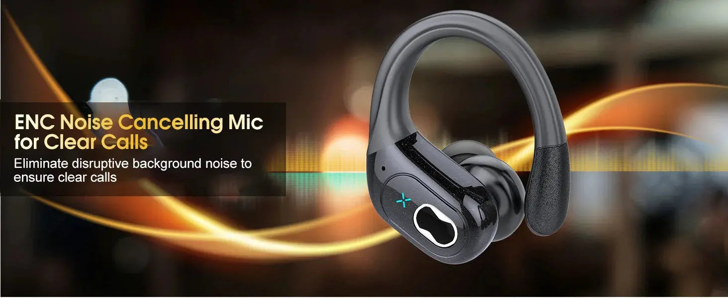 TWS Sports Earbuds Bluetooth 5.4 HIFI Bass Wireless Headphones LED Touch Hands-free Earphone Noise Cancelling Waterproof Headset Magic Remotes
