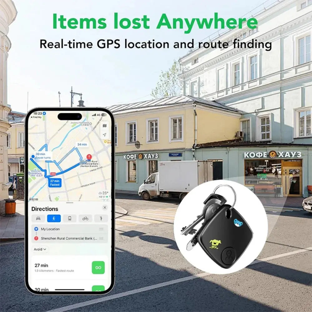 Vyvylabs Mini Tracking Device for Apple Find My APP Smart Tag Kid Pet Car GPS Lost Tracker Anti-Lost Alarm Reminder Positioner - Magic Remotes