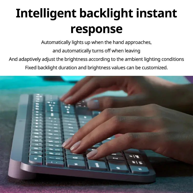 NEW Logitech MX Keys S Wireless Bluetooth Keyboard Office Multi-device Connection Backlit Bolt Ultra-thin and Portable - Magic Remotes