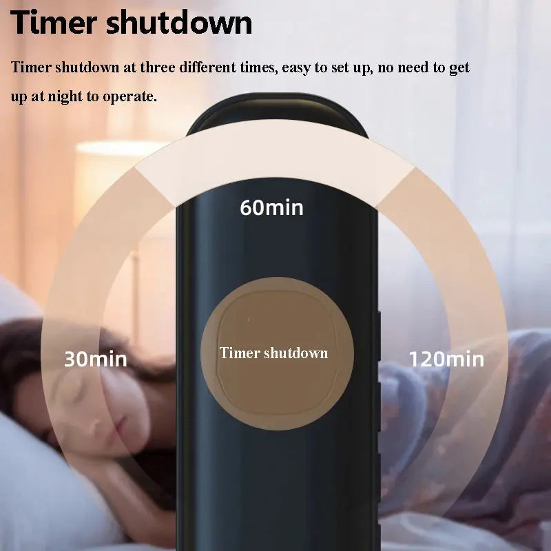 Under-Pillow Bone Conduction Bluetooth Speaker | White Noise Sleep Aid Soundbar with LED Display, TF Card MP3 Player & Timer Shutdown - Magic Remotes