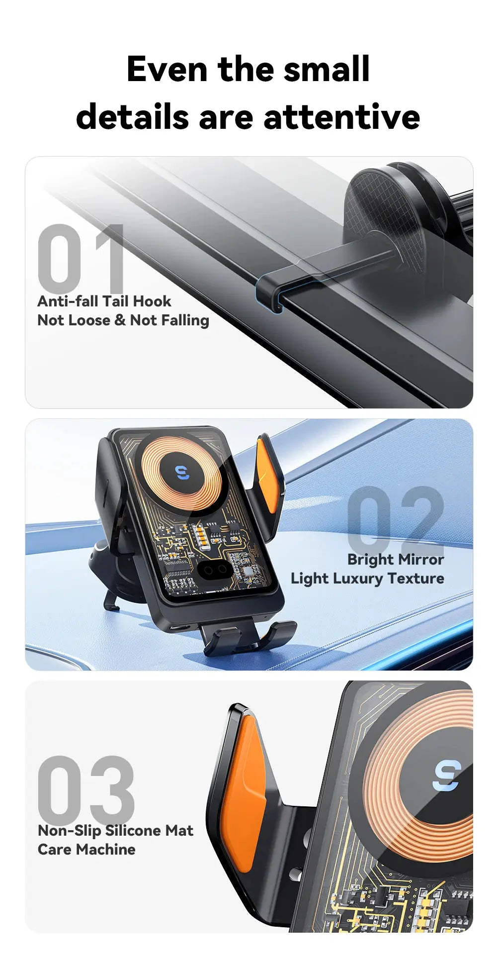 Essager 15W Qi Wireless Charger Car Phone Holder Air Vent Mount Stand For iPhone Samsung Cell Phone Support Fast Charging - Magic Remotes