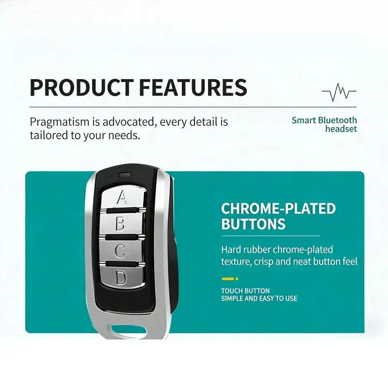 Multi-frequency 250-915 MHz clone copy replication remote control 868 MHz brand garage door remote control 433MHz remote control Magic Remotes