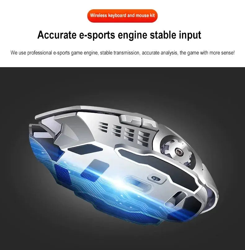 K680 Rechargeable 2.4G wireless keyboard and mouse suite Gaming computer Office esports Magic Remotes
