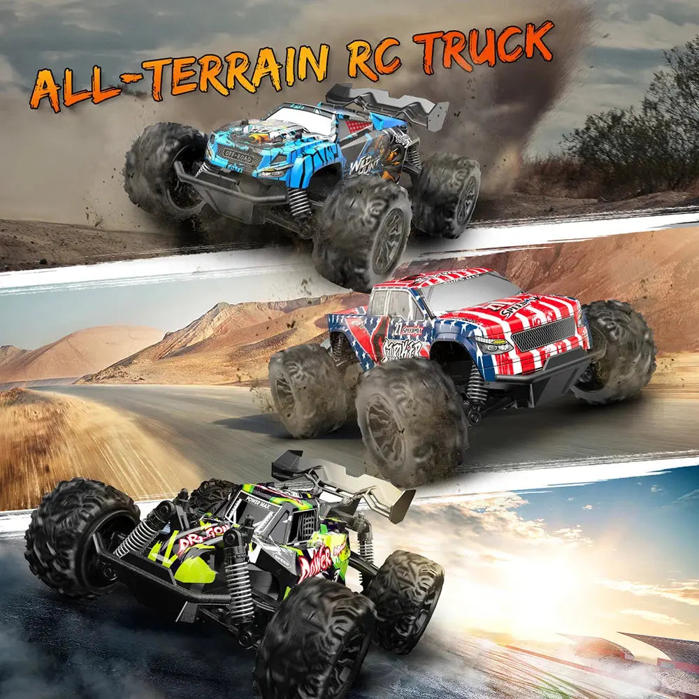 1:20 Off Road RC Car 2.4G Radio Remote Control Cars RTR High Speed Climbing Drift Remote Control Monster Truck Toys for Children - Magic Remotes