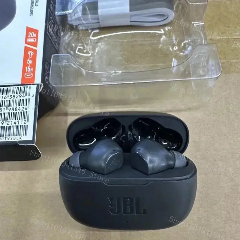 JBL WAVE 200TWS Wireless Earbuds True Stereo Bluetooth 5.0 Headset Sports In-Earphones with Mic HK Version Magic Remotes