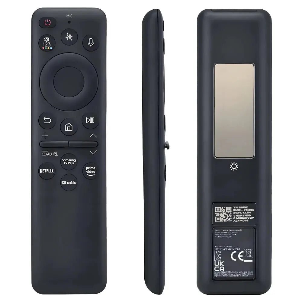 BN59-01480A Solar Voice Remote Control for Samsung TV Solar-Rechargeable Model - Magic Remotes