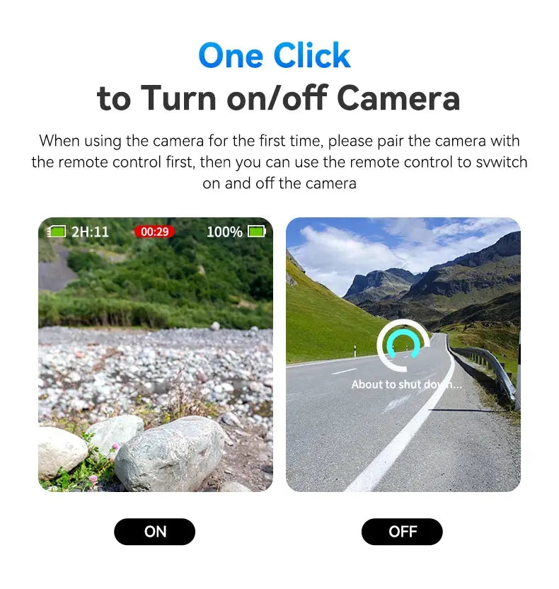 TELESIN Waterproof Bluetooth Remote Control for GoPro Hero13 12 11 10 9 8 Max With Wrist Strap for Action Camera Accessories - Magic Remotes