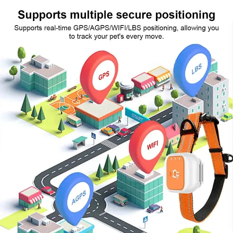 2026 New Style Pet GPS Tracker Dog Mini Tracking Movement Alert Collar Anti-Lost Tracker for Cats and Puppies Remote Locator - Magic Remotes