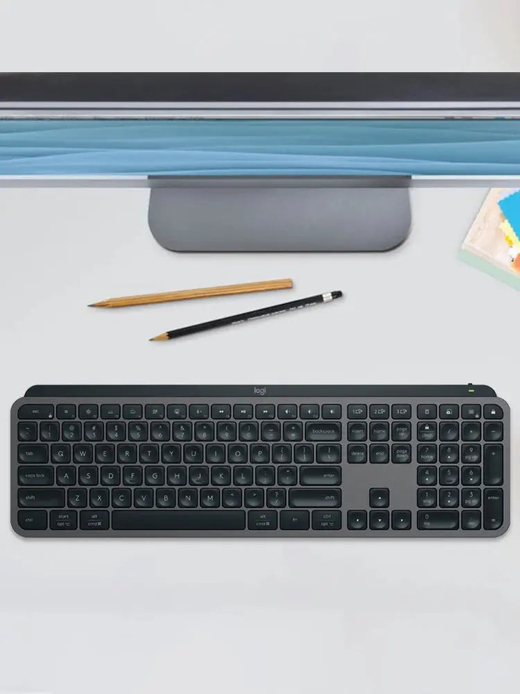NEW Logitech MX Keys S Wireless Bluetooth Keyboard Office Multi-device Connection Backlit Bolt Ultra-thin and Portable - Magic Remotes