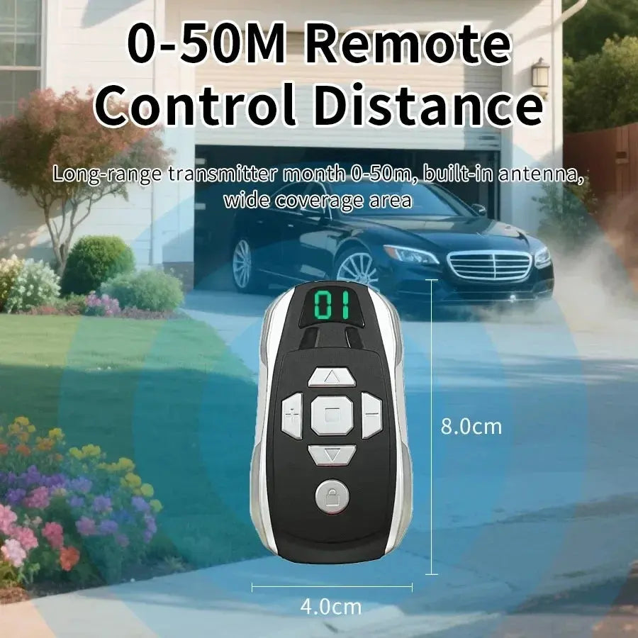 20-Channel Rechargeable Key Duplicator for Universal Garage Door Remote Control Gate Controller Clone Multi-frequency 300-915Mhz Magic Remotes