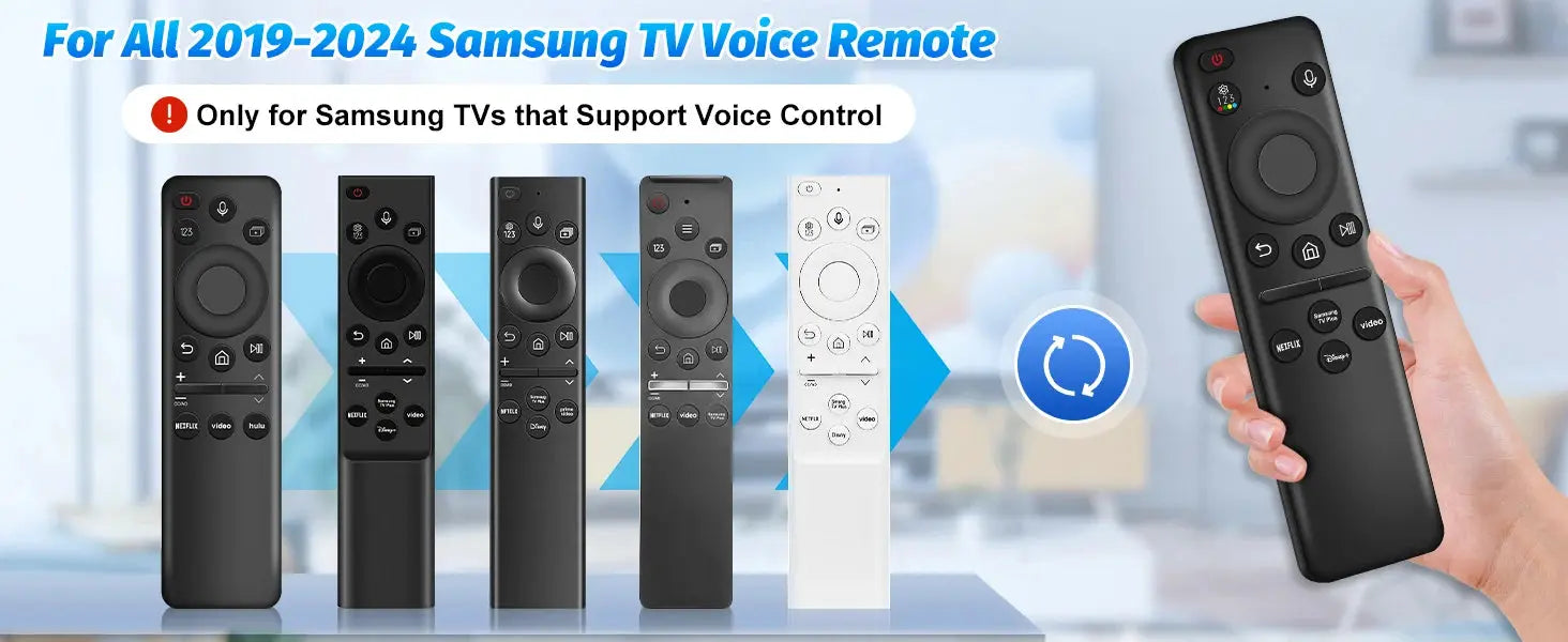 Voice Remote Control for Samsung Smart TV NEO QLED Replacement Remote Control for Samsung TV Rechargable Solar Remote Control Magic Remotes