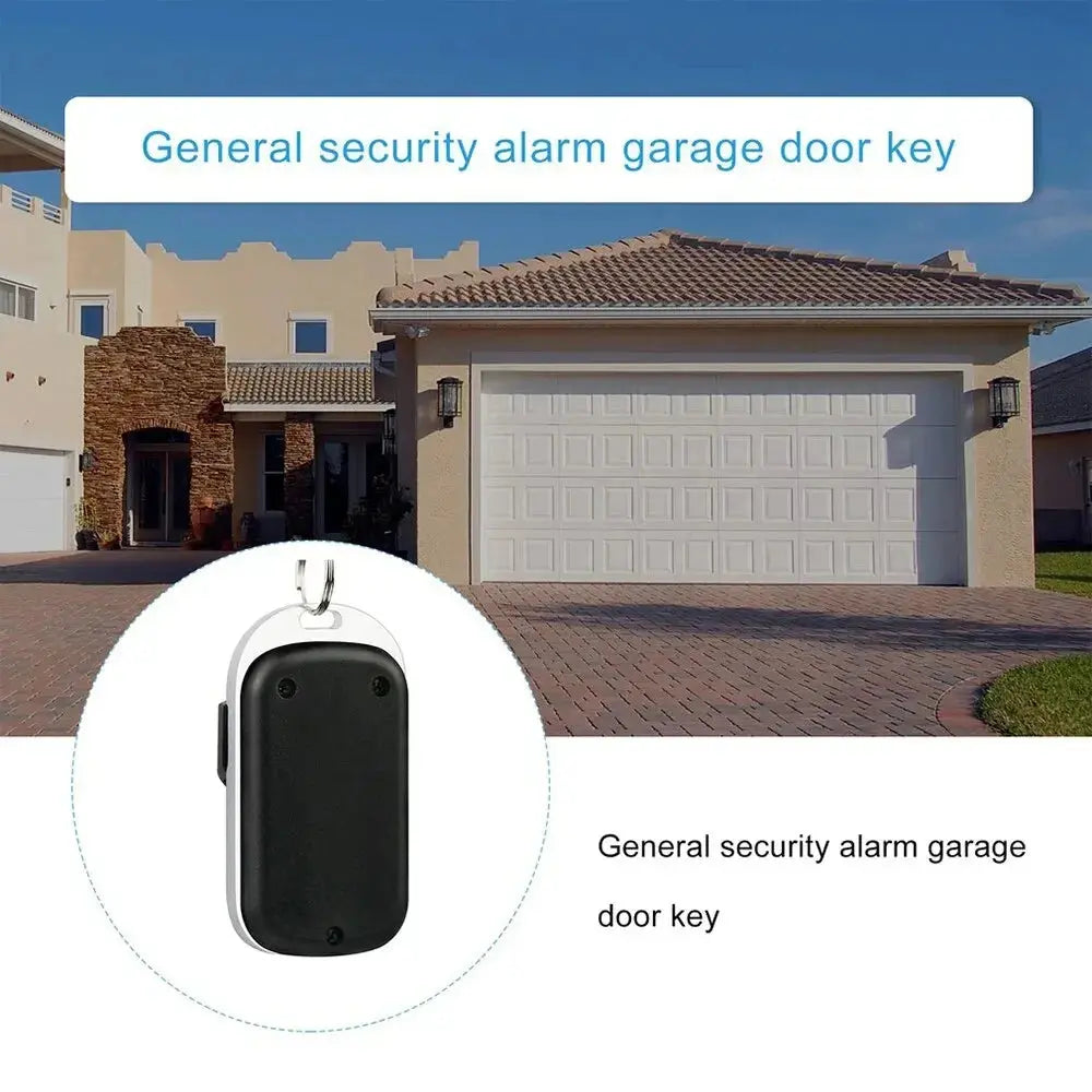 433MHz 4Button ABCD/Lock Unlock Remote Control Metal Push Button Transmitter Universal 4 Buttons Garage Door Opener Remote Magic Remotes