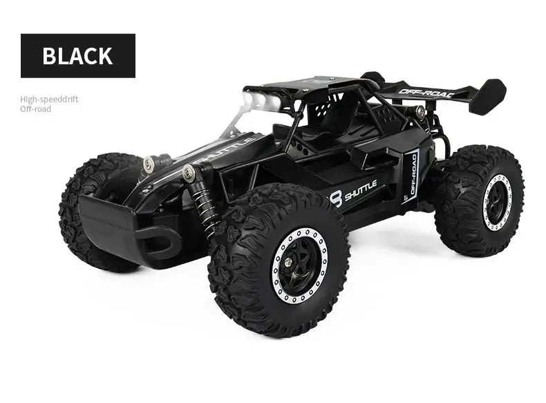 Remote Control Car RC Drift Racing 1:16 Vehicle Off Road Alloy 2.4G Radio High-Speed Trucks With LED Light Climbing Gift Kid Toy - Magic Remotes