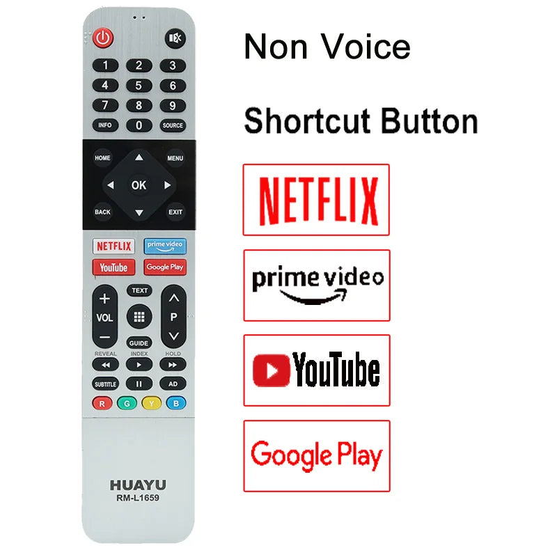Universal Replacement Remote Control for All Skyworth Android Smart TV 43/55UB5500 43/50/55UB5550 43/50UB5560 43TB5000 43TB5050
