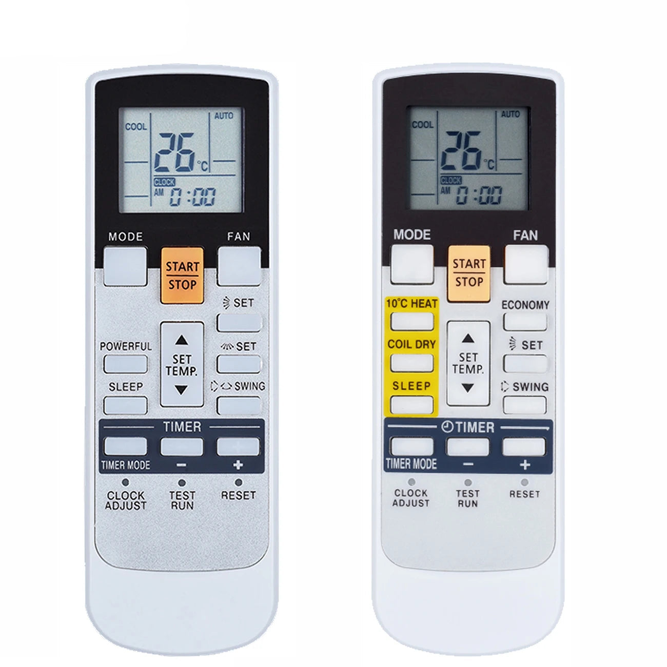 Replacement Remote for Fujitsu Air Conditioner - Compatible with AR-RAJ1E & RA-RAE1E Models