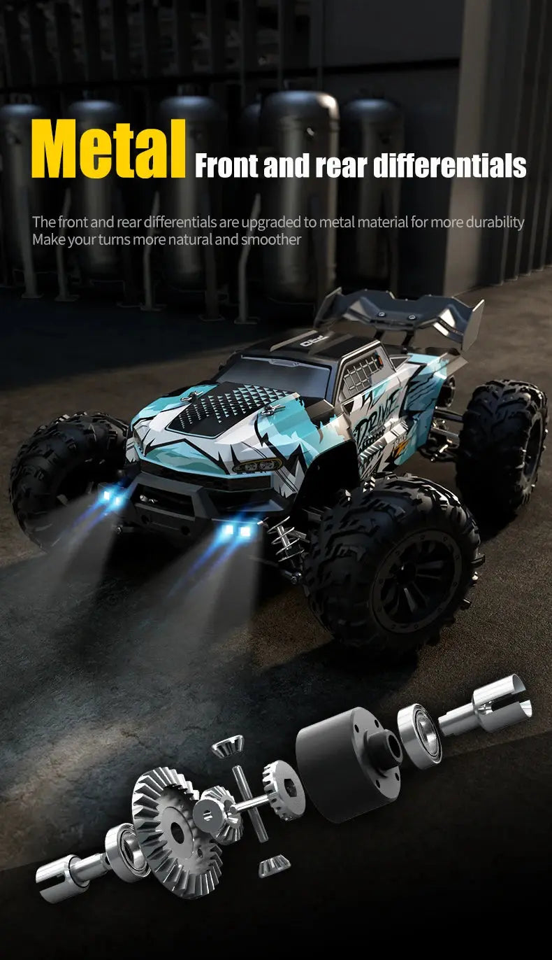 1:16 RC High Speed Car Off-Road 4WD Monster Truck Climbing Vehicle Boys Toy Remote Control Car Magic Remotes