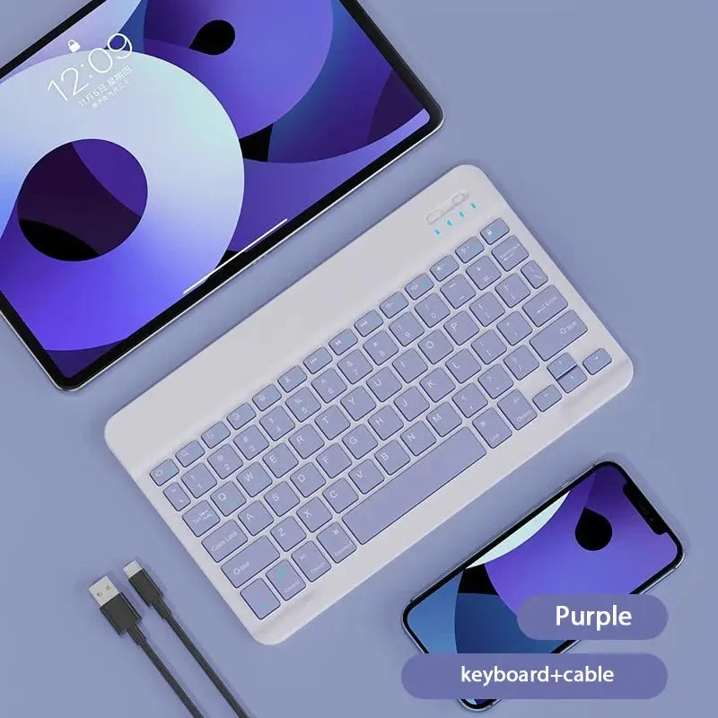 10 inch Magnetic Tablet Keyboard for iPad 2024 10.9 11 10.2 Bluetooth Rechargeable Keyboards for Xiaomi 6 Huawei Matepad 11.5 - Magic Remotes