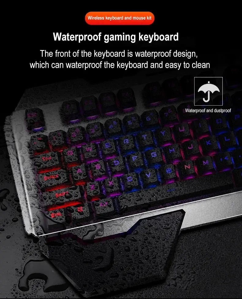 K680 Rechargeable 2.4G wireless keyboard and mouse suite Gaming computer Office esports Magic Remotes