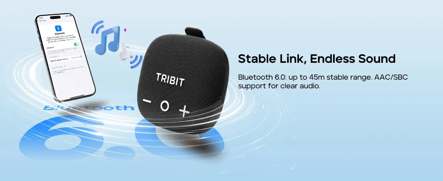 TRIBIT StormBox Micro 3 Portable Bluetooth Speaker,13W Bike Speaker with IP68 Waterproof,24H Playtime For Outdoor Camping,Hiking Magic Remotes