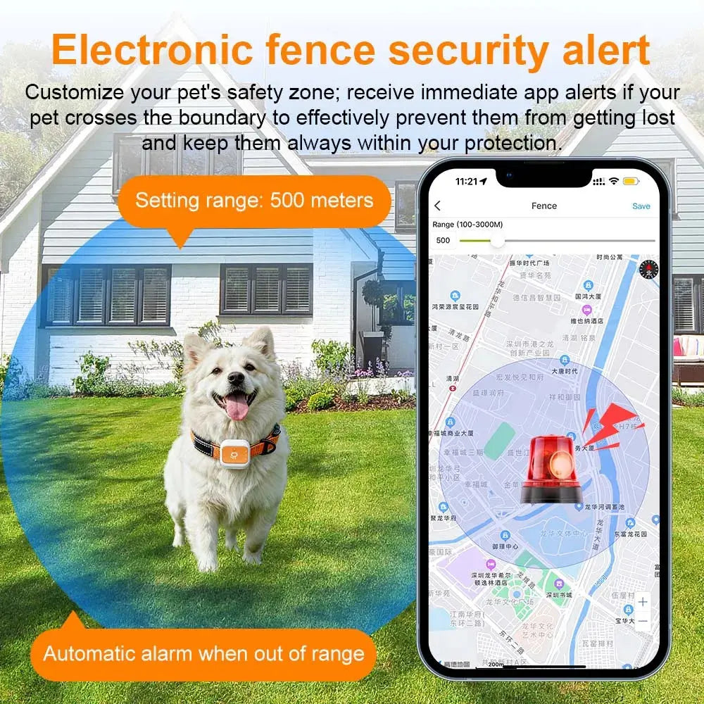 2026 New Style Pet GPS Tracker Dog Mini Tracking Movement Alert Collar Anti-Lost Tracker for Cats and Puppies Remote Locator - Magic Remotes
