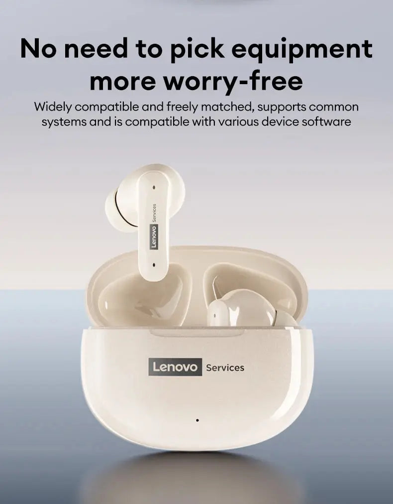 Choice Lenovo Wireless Earphones Bluetooth 6.0 Low Latency Gaming Headset Sport Earbuds XT88Plus Business Headphone 300mAh LE202 Magic Remotes