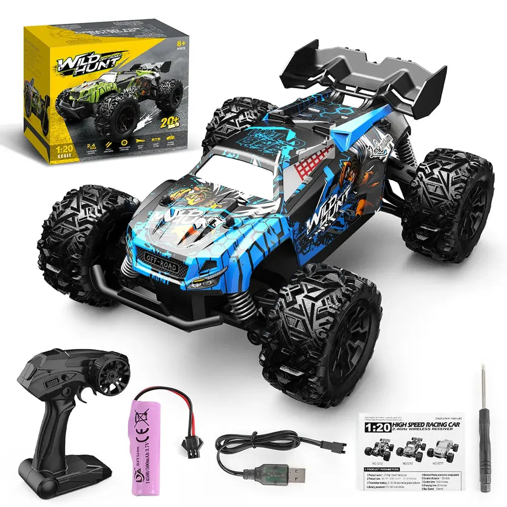 1:20 Off Road RC Car 2.4G Radio Remote Control Cars RTR High Speed Climbing Drift Remote Control Monster Truck Toys for Children - Magic Remotes