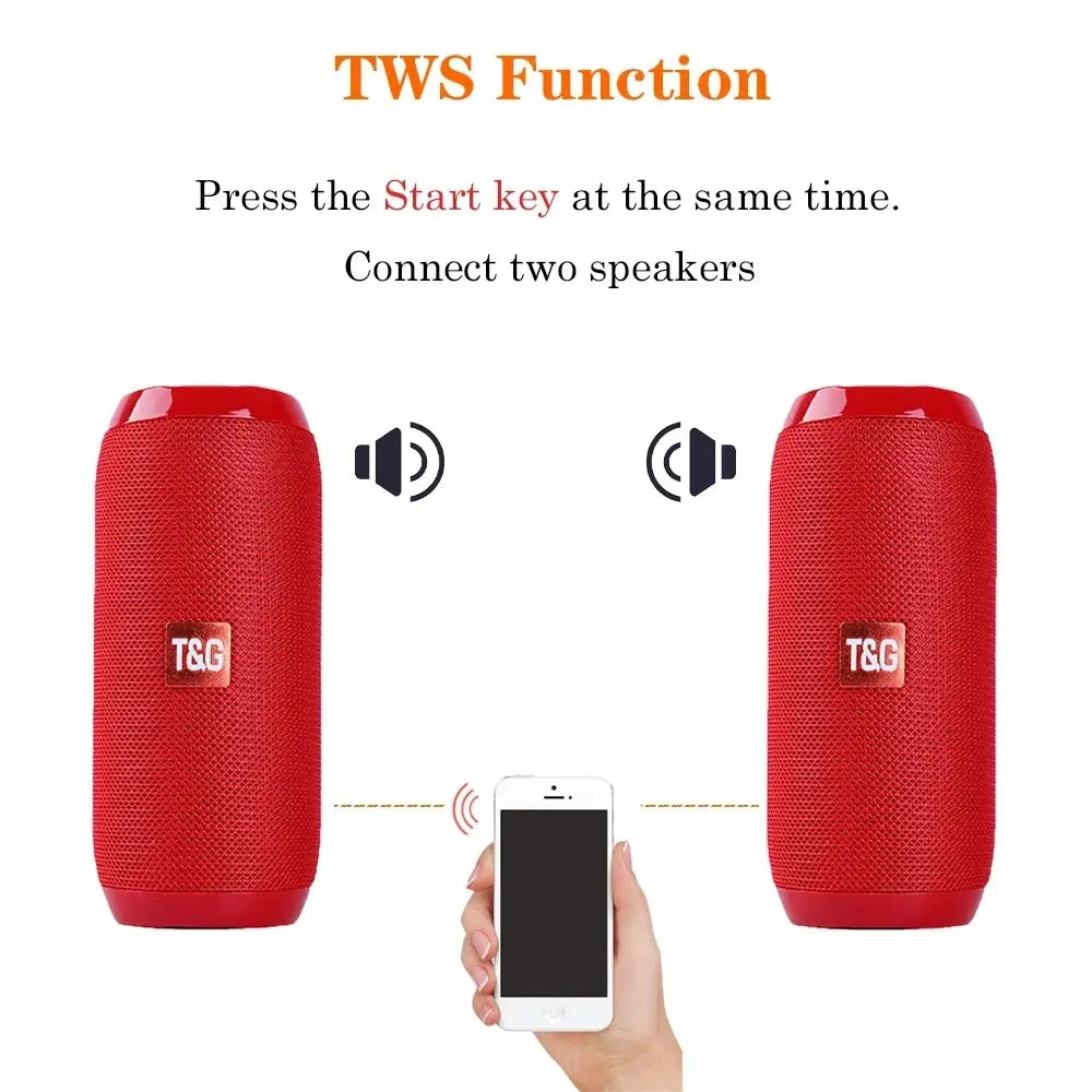 Portable Wireless Bluetooth Speaker Blutooth Music Sound Box For Caixa De Som Blootooth Subwoofer Radio FM Handfree Bass System Magic Remotes