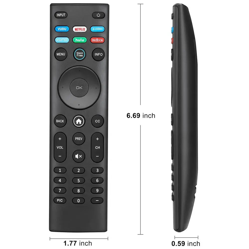 Universal Replacement XRT140 Remote Control for VIZIO All LED LCD HD 4K UHD HDR Smartcast 3D Smart TVs with 6 Shortcut Buttons Magic Remotes