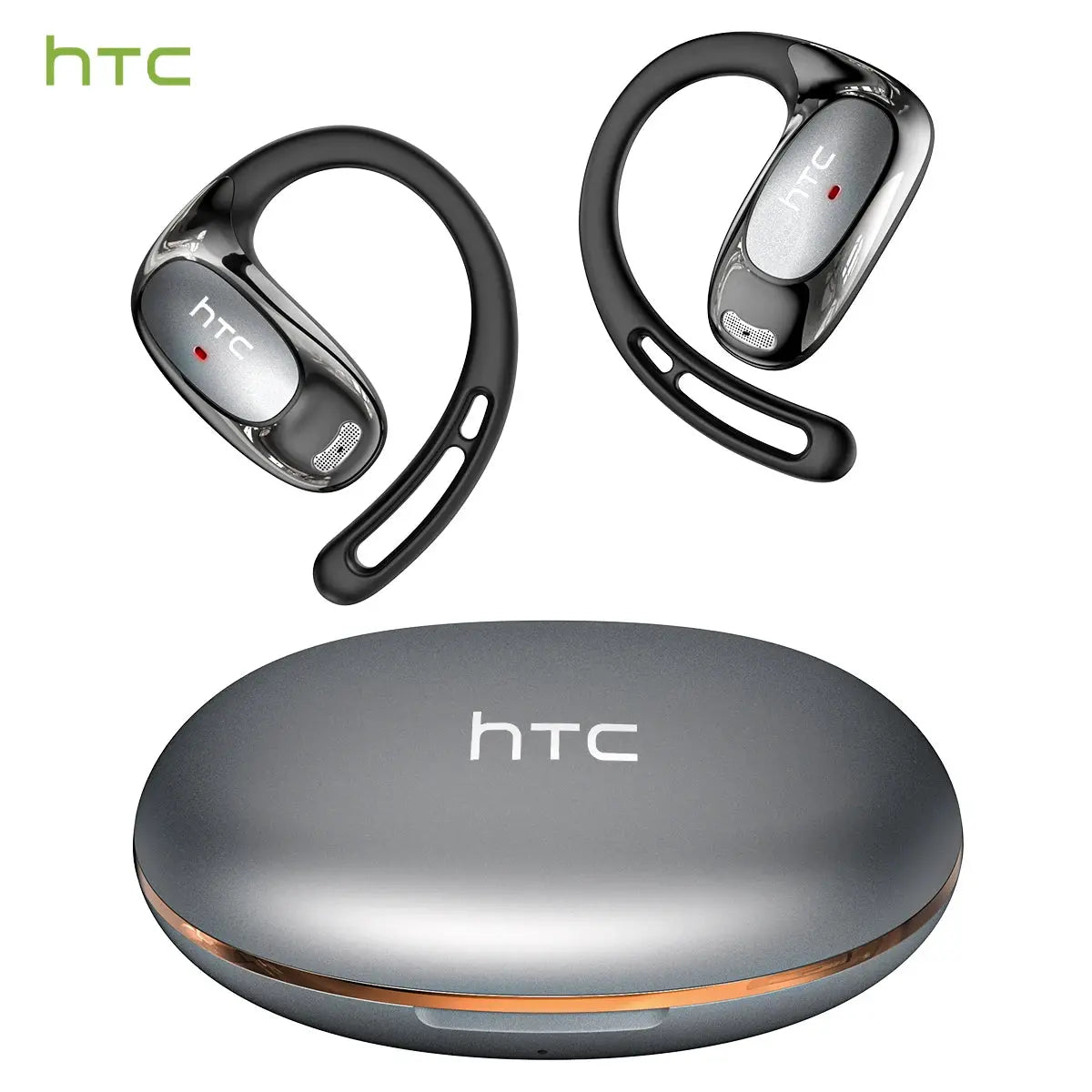 Bluetooth Auricles HTC NE35 2026 AI Real-Time Language Translator Earbuds 134 Languages BT6.0 IPX5 90H Battery Wireless Headset Magic Remotes