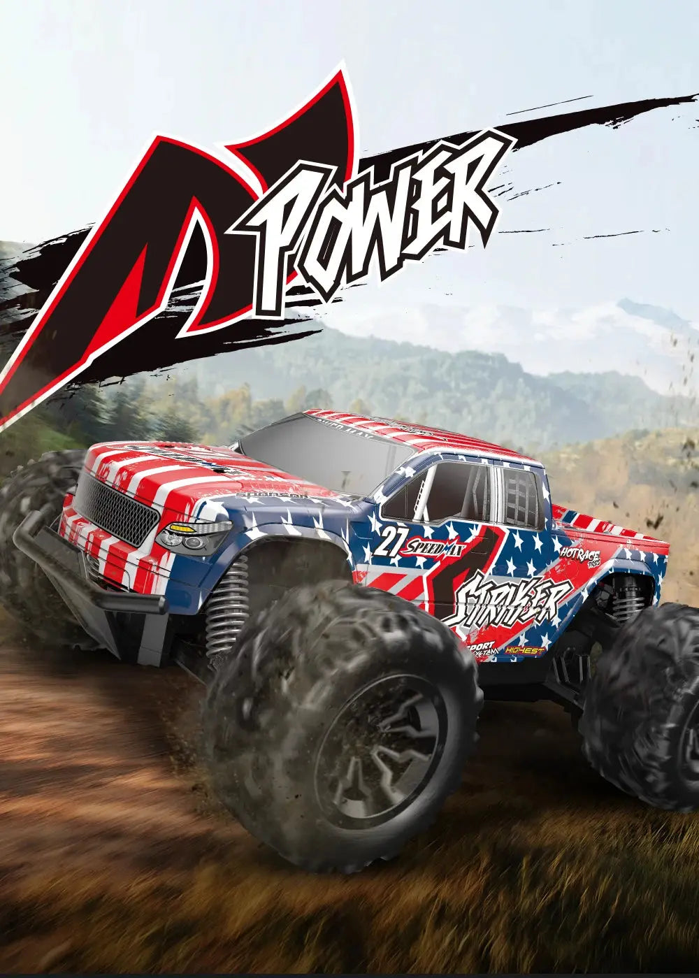 1:20 Off Road RC Car 2.4G Radio Remote Control Cars RTR High Speed Climbing Drift Remote Control Monster Truck Toys for Children - Magic Remotes